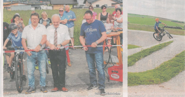 Neues Jugend-Angebot: Pumptrack-Dirtpark in Lochen eröffnet