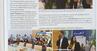 Neuer Obmann - Gemeindezeitung Burgkirchen