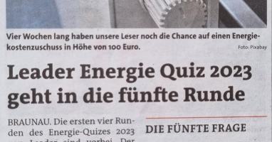 Fünfte Frage - Energiequiz 2023