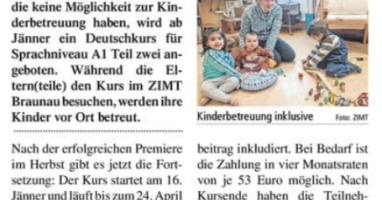 Deutsch lernen mit Kinderbetreuung