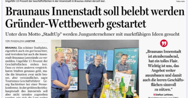 Braunaus Innenstadt soll belebt werden                                                                                                                                              Gründer-Wettbewerb gestartet