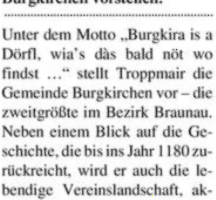 Heimatkunde: Burgkirchen im Fokus