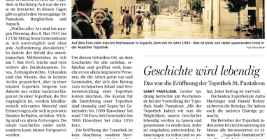 Weil Topotheken top sind: Gleich drei neue Zeitfenster in die Vergangenheit