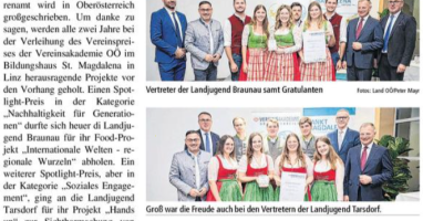 Landjugend-Projekte ausgezeichnet