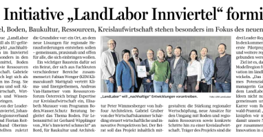 Neue Initiative "LandLabor Innviertel" formiert
