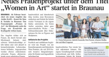 Neues Frauenprojekt unter dem Titel "Women in Art" startet in Braunau