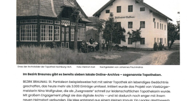 Das Angebot der Topotheken w&auml;chst