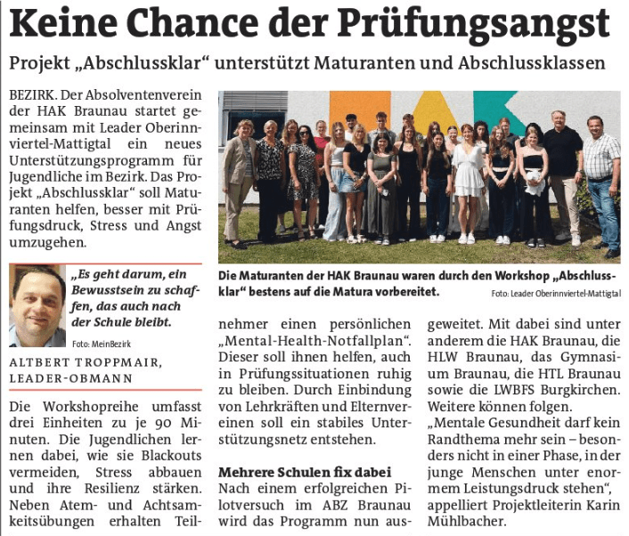 Keine Chance der Prüfungsangst